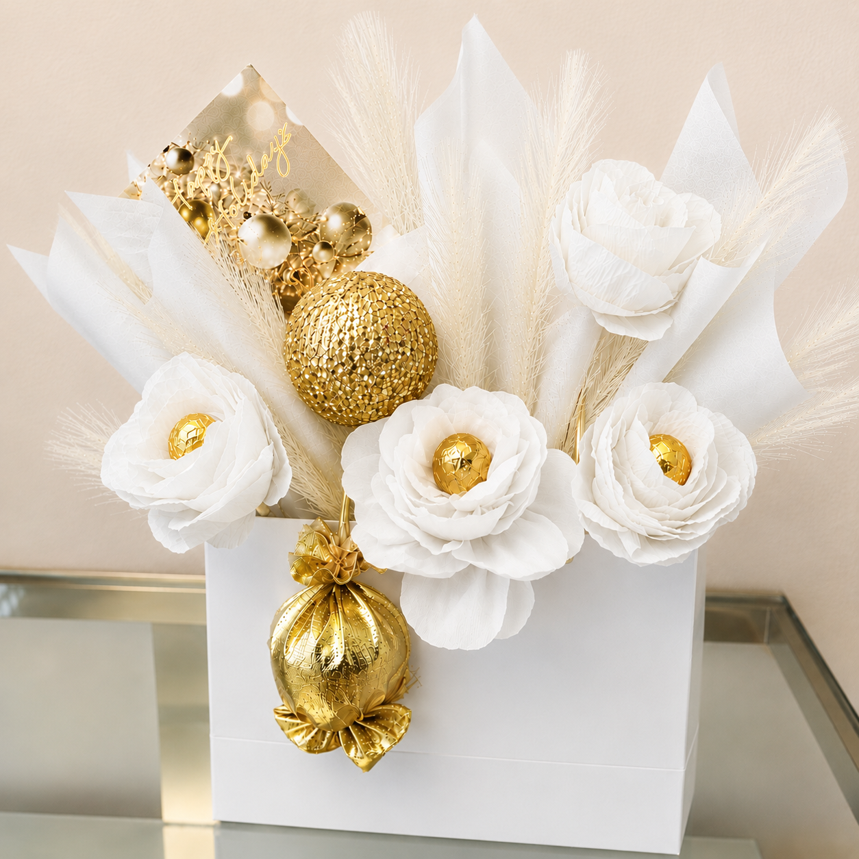 Candy Floral Arrangement white #10